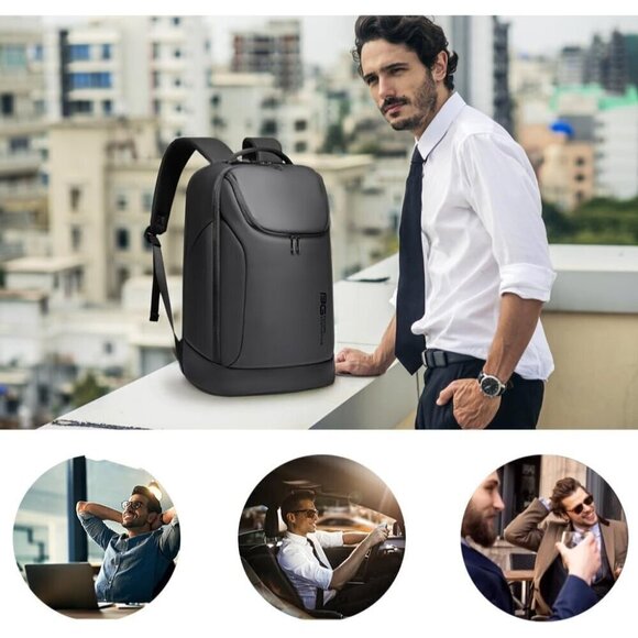 BANGE Business Commute Backpack Waterproof fit 15.6 Inch  backpack,Travel Bag - Picture 6 of 6